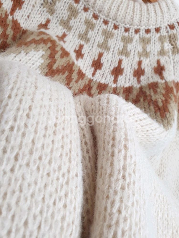 노르딕 니트 새상품--5