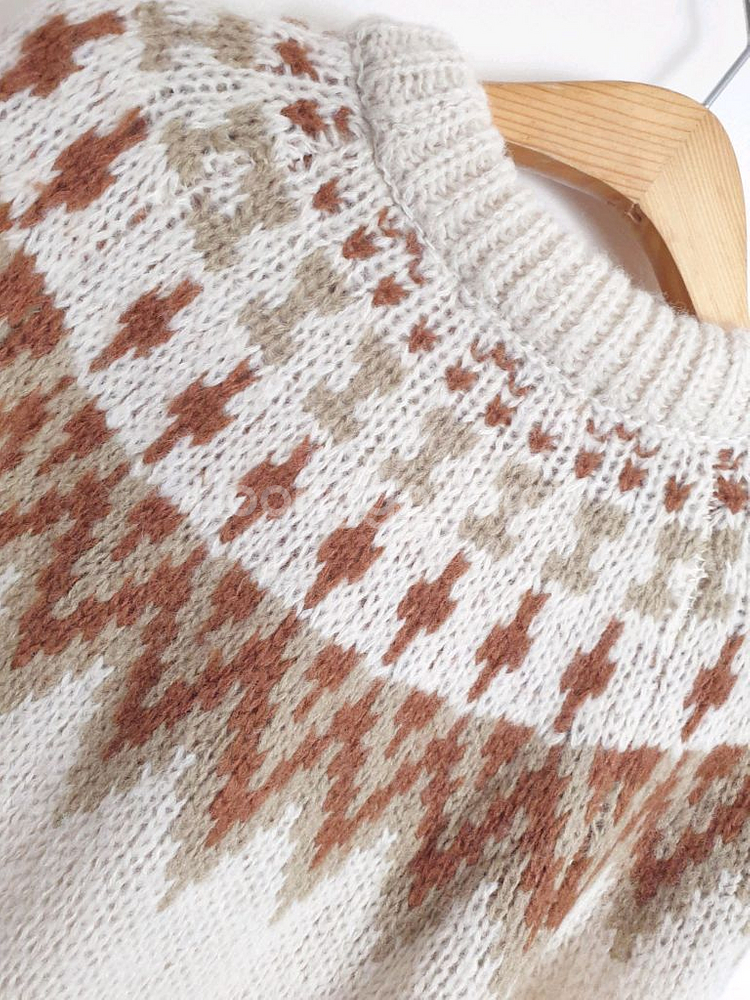 노르딕 니트 새상품--7