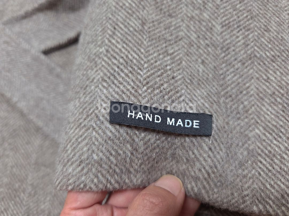 어반로지(URBANROSY) 헤링본 울코트 프리사이즈--5