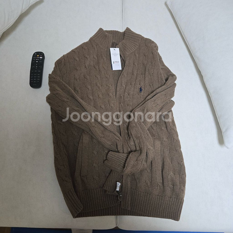 (새상품) 폴로 남성 L 랄프로렌 케이블 니트 스웨터--0