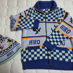 히로 니트집업 모자세트 140사이즈