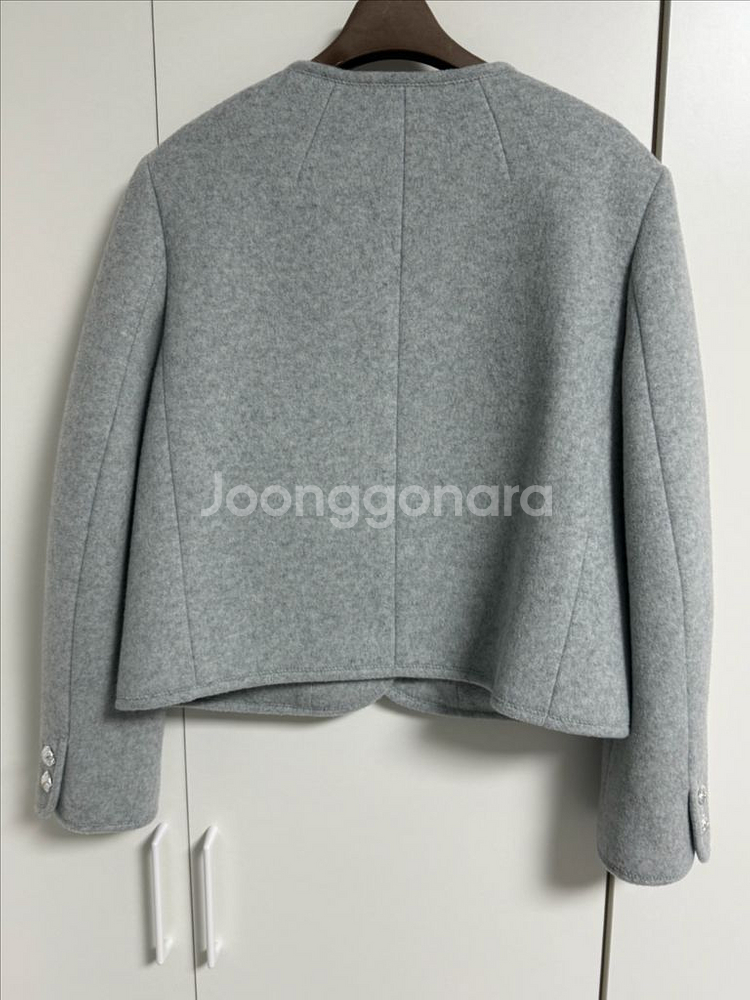 마인 캐시미어 블렌드 트위드 자켓 한섬--2