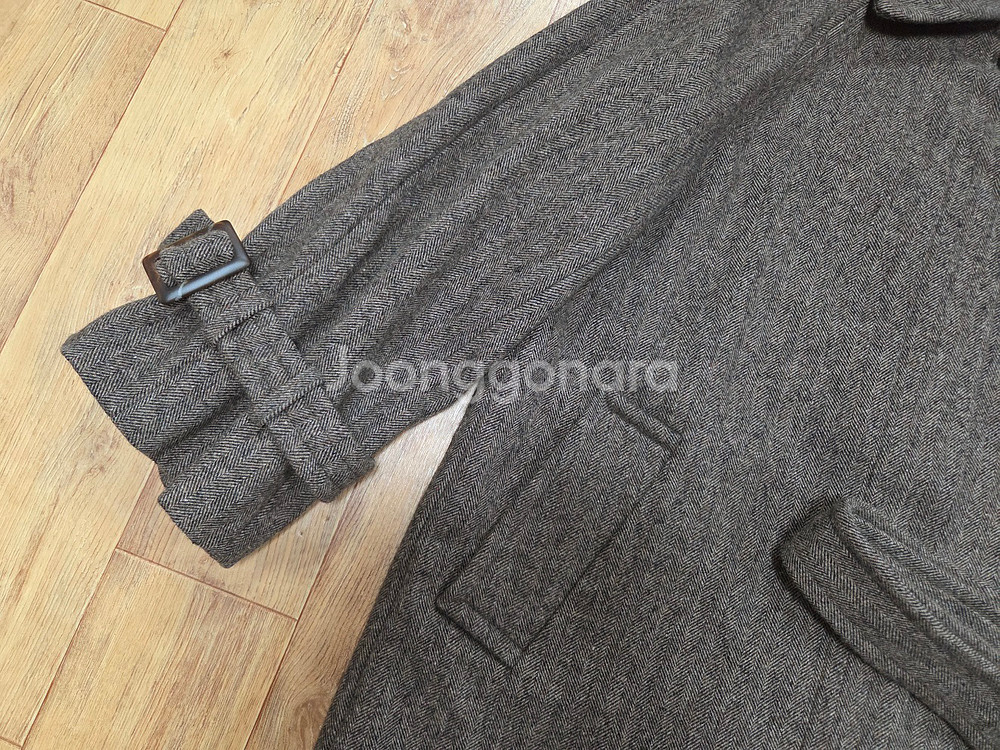 에디션비X룩캐스트(LOOKCAST) 헤링본 울코트 66-77 새상품--7