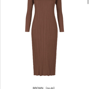 플리츠 플리즈 11월 먼슬리원피스 브라운3사이즈