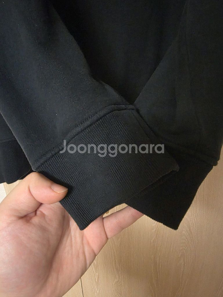 [3XL] 스톤아일랜드 블랙 맨투맨 크루넥 스웨트셔츠--1