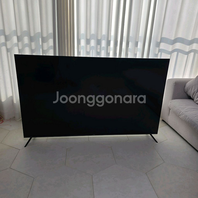 프리즘 65인치 4K 안드로이드 스마트 TV 스탠드--0