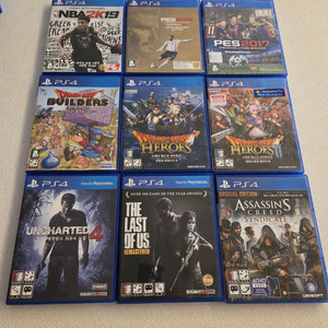 PS4 게임 타이틀 모음