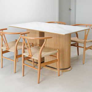 헤므짐머 센시오 4인 12T 포세린 통 세라믹 식탁 세트 1400 윌리체어 (히밥 PICK)