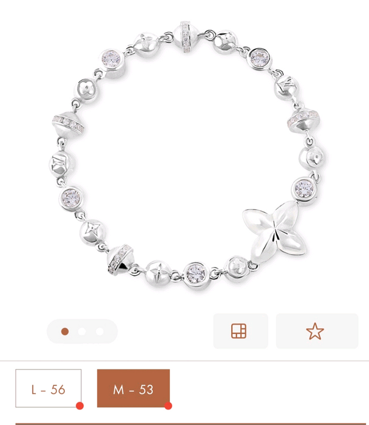 (새상품) 루이비통 Lv 글로브 팔찌--0