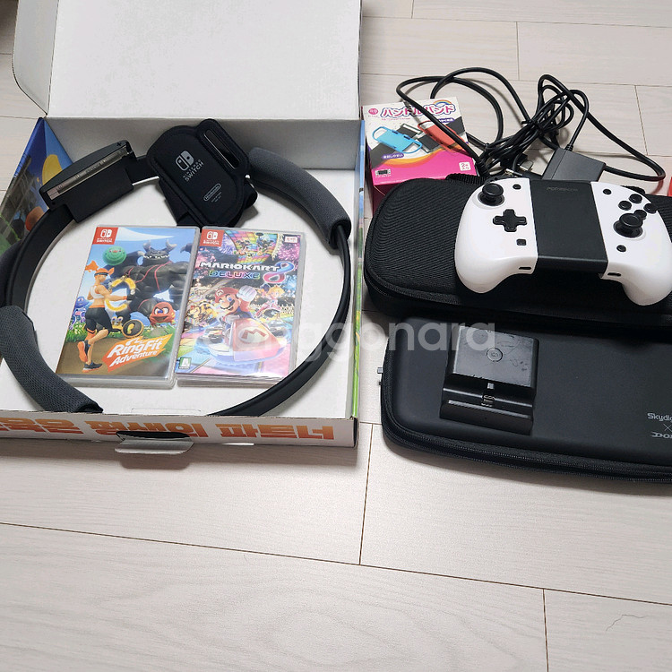 닌텐도 스위치 OLED 본체 + 게임 2종 세트--2