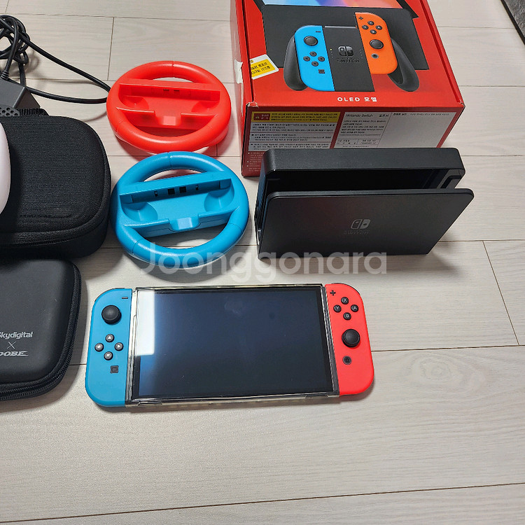 닌텐도 스위치 OLED 본체 + 게임 2종 세트--1