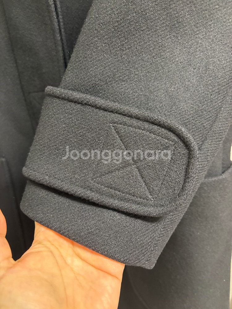 베르사체 블랙 롱 코트(정품)--2