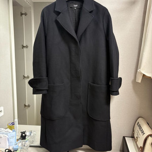 베르사체 블랙 롱 코트(정품)