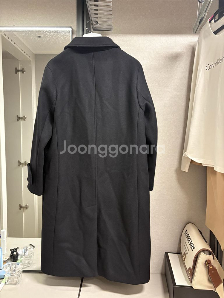 베르사체 블랙 롱 코트(정품)--1