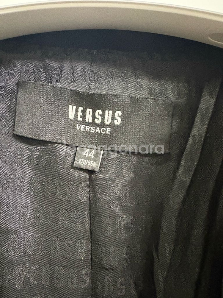 베르사체 블랙 롱 코트(정품)--7