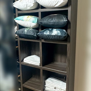 월넛 기본 수납장