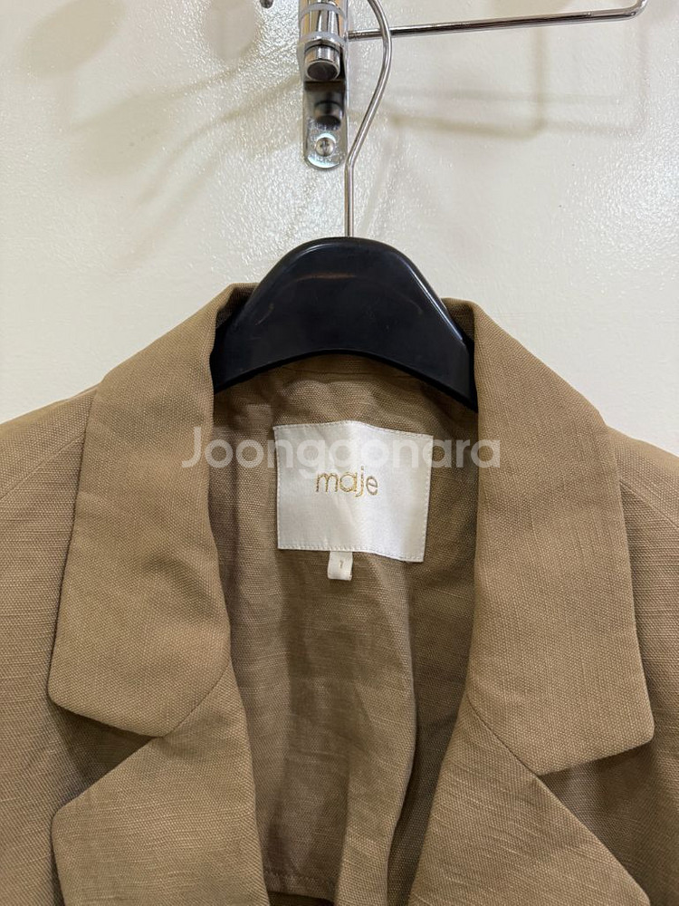 마주 maje 브라운 마 자켓 정품--1