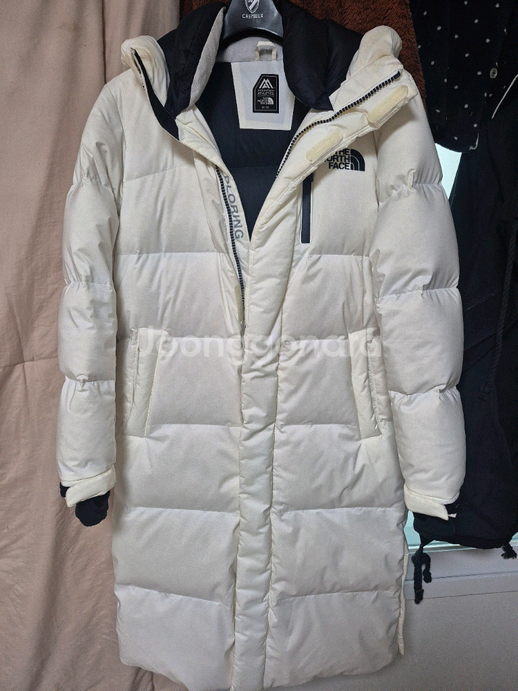 노스페이스 롱패딩(화이트 M95)--0