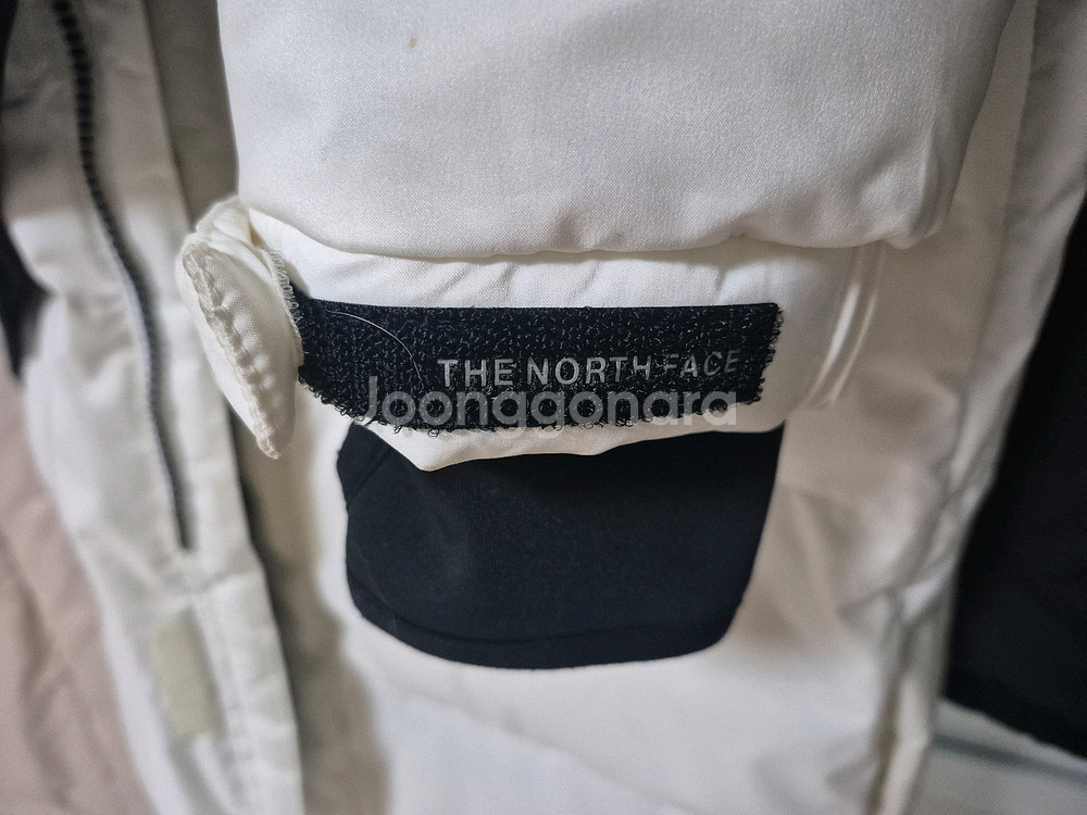 노스페이스 롱패딩(화이트 M95)--3