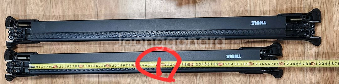 툴레 저상형 가로바 윙바엣지 9584 L,M 블랙--1