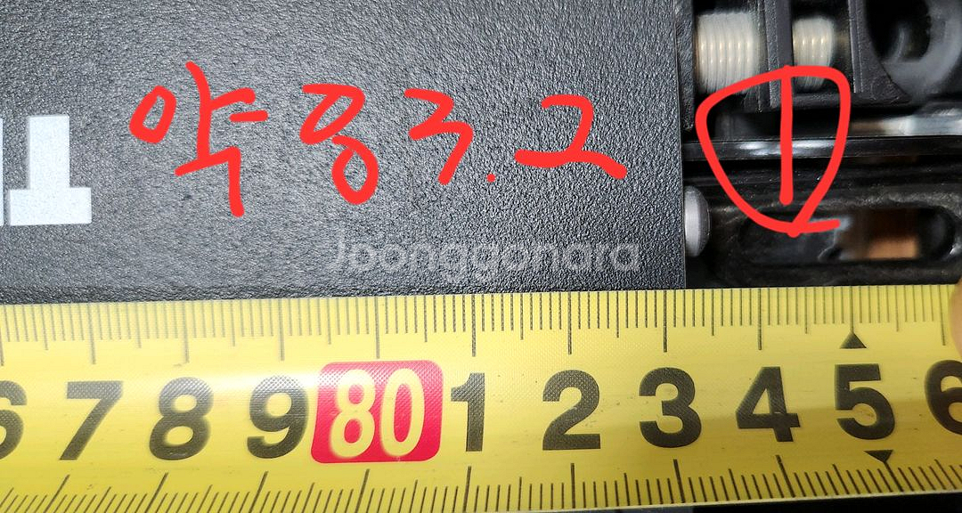 툴레 저상형 가로바 윙바엣지 9584 L,M 블랙--2