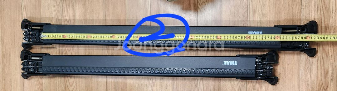 툴레 저상형 가로바 윙바엣지 9584 L,M 블랙--3