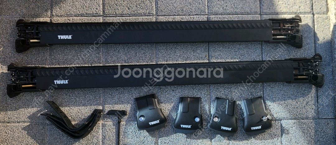 툴레 저상형 가로바 윙바엣지 9584 L,M 블랙--5