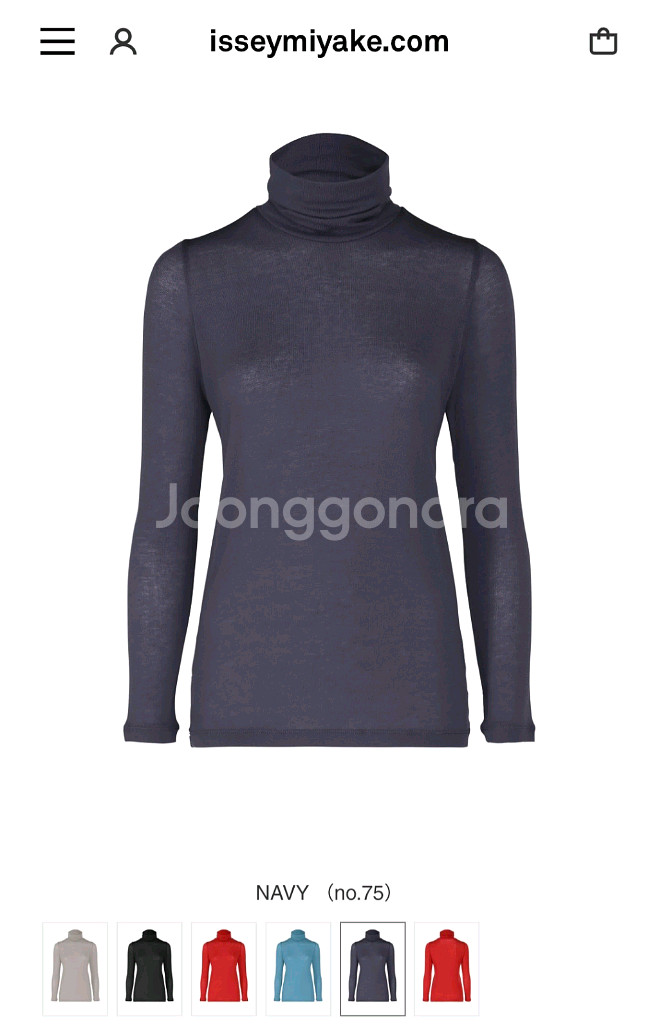 이세이미야케 울져지 긴팔,플리츠탑--8