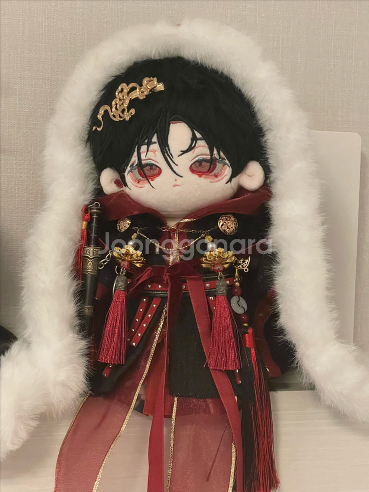 무속성 뼈깅 슈진 + 추동 20cm 솜인형옷 음기 미남솜 퇴폐 고전 희귀--0