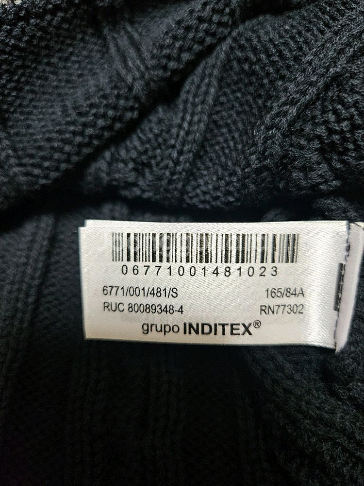 [ZARA]자라 파이핑 니트 폴로 스웨터 S--13