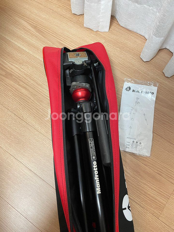 맨프로토 755XB 삼각대(레벨러 모델) & 헤드 fluid head--8