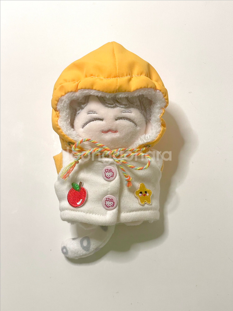10cm 인형옷 키티 단추 모기옷장 페어리 후드 재킷 솜인형 옷장--0