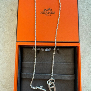 에르메스 정품 샹달 목걸이