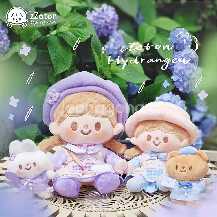 수국 한정판 molinta 무속성 모린타 몰린타 솜인형 15cm 인형옷--0