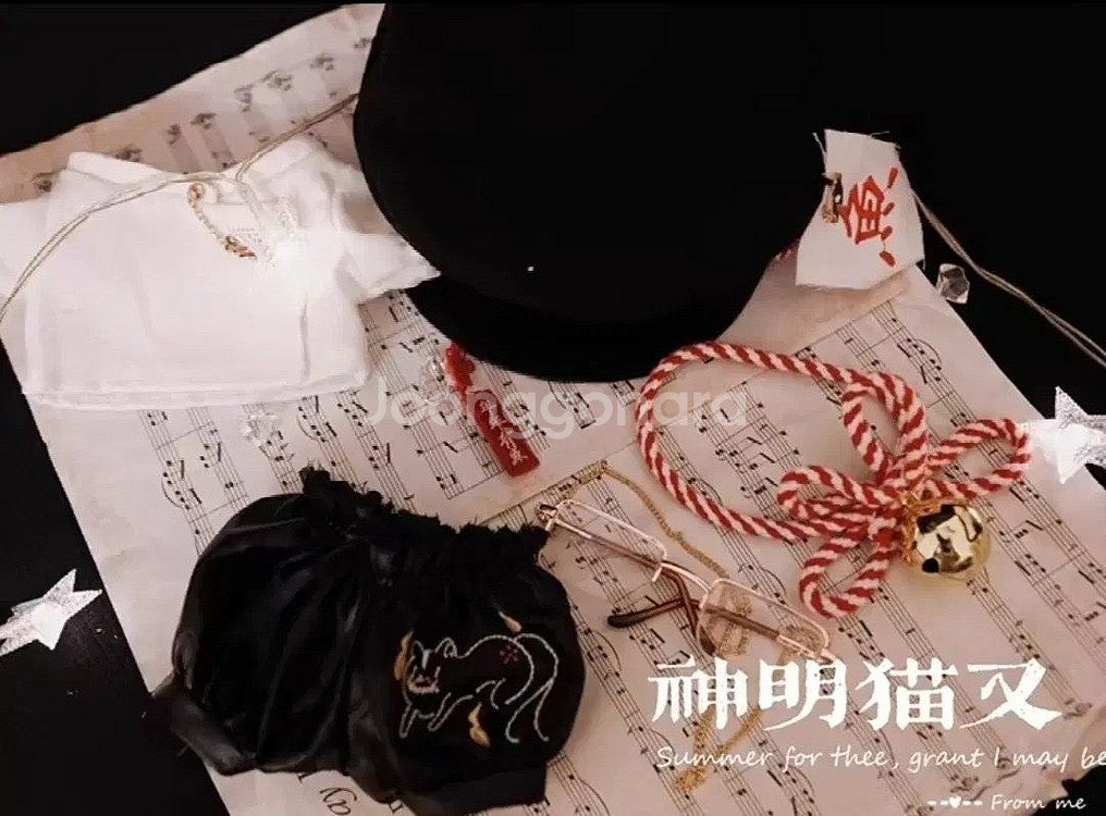 20cm 인형옷 고전 제복 일본풍 음기솜 옷장 솜인형 신명냥--1