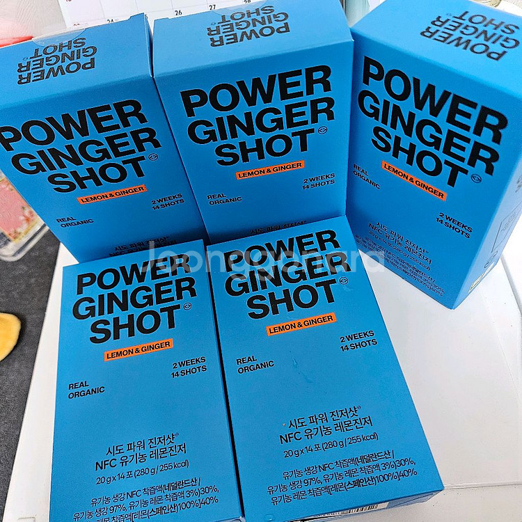 파워 진저샷 레몬&진저 새상품 6박스--1