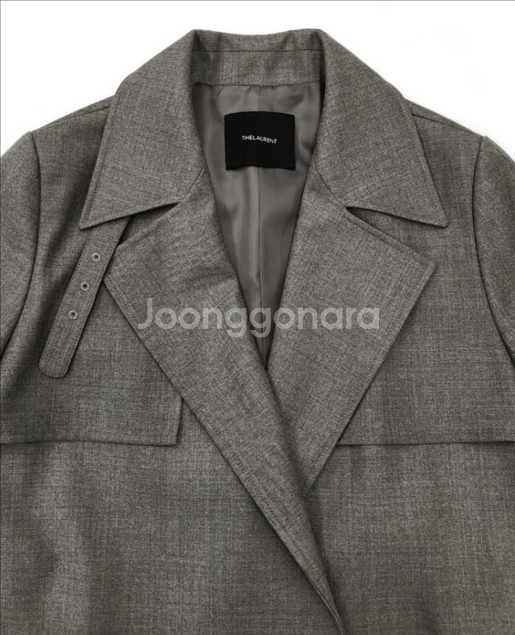 (새상품)더로랑 그레이시 클래식 울 트렌치코트 Gracy Classic Wool Trench Coat--12