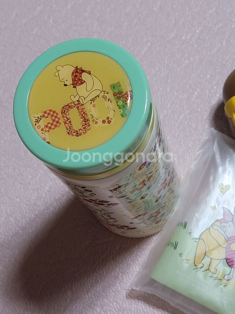 일괄)곰돌이푸 디즈니텀블러 보온병 디즈니푸우 키링파우치--1