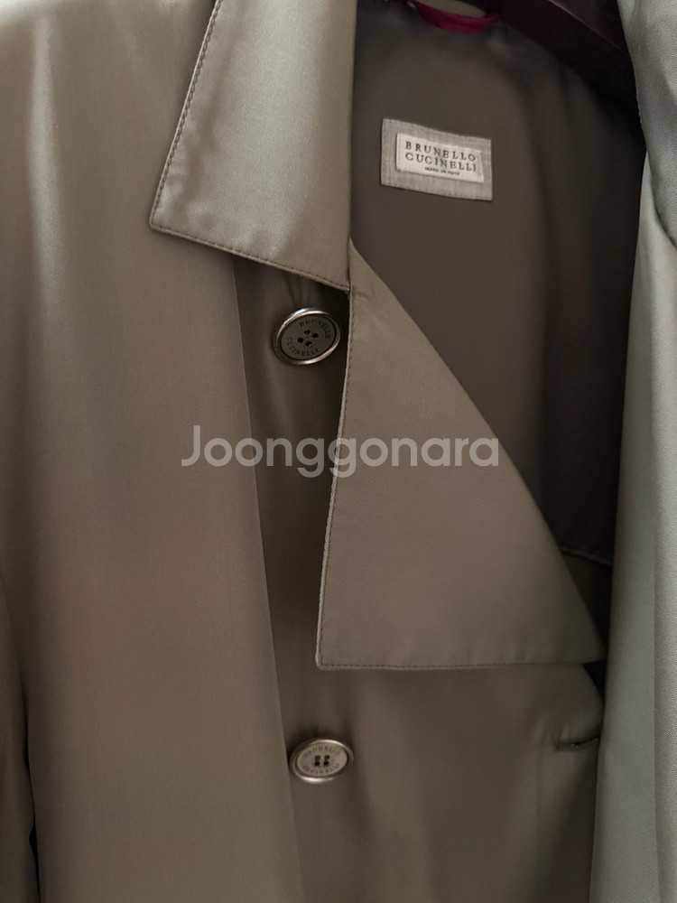 브루넬로쿠치넬리 카키 코트--4