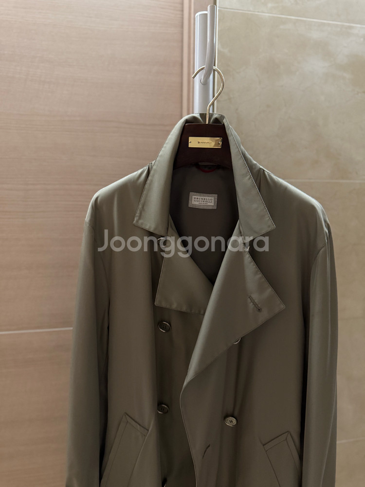 브루넬로쿠치넬리 카키 코트--3