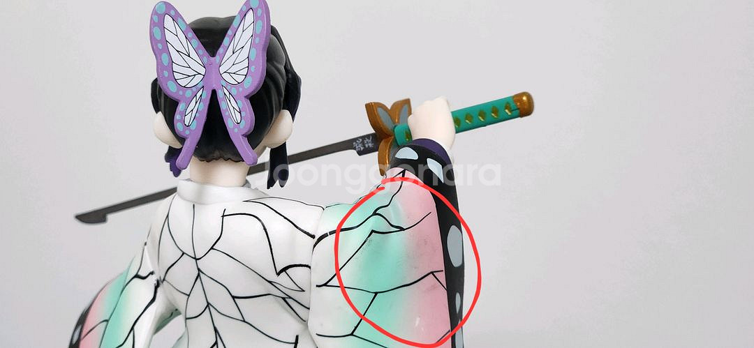 귀멸의 칼날 코쵸우 시노부 제일복권 쿠지 C상 피규어+도우마 아크릴 키링--3