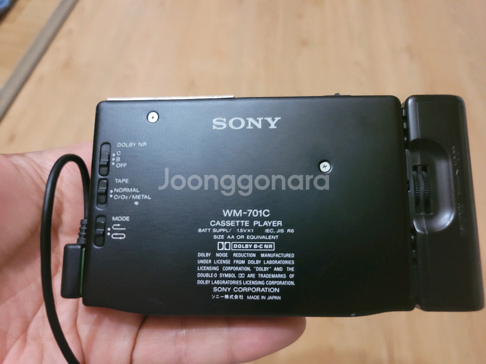 소니 WM-701C 카세트 플레이어--1
