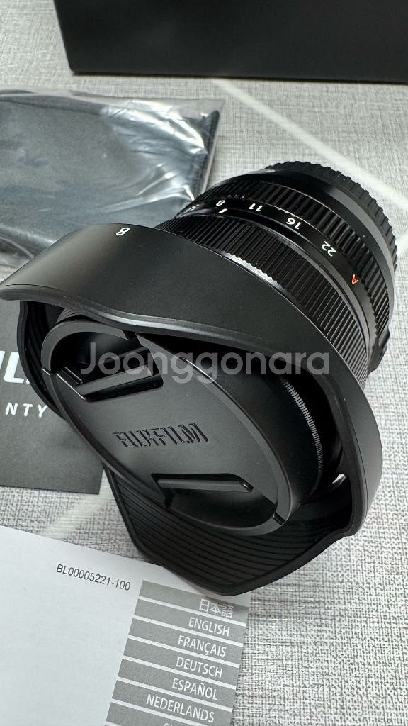 후지필름 XF 8mm F3.5 팝니다--3