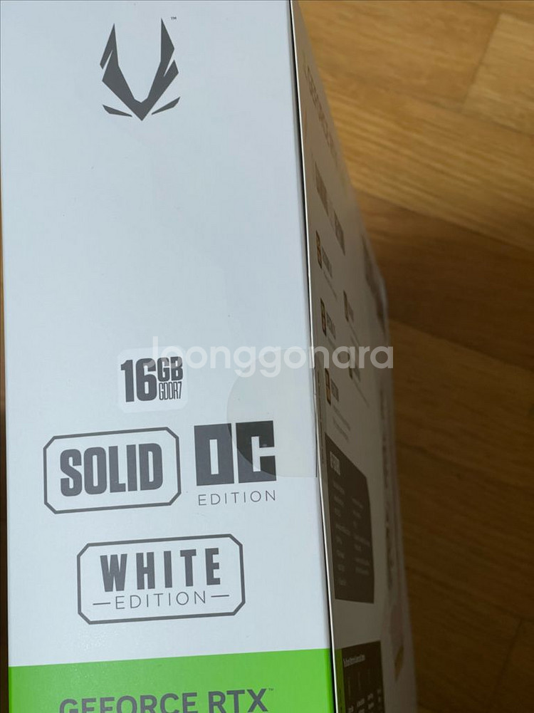 미개봉 새제품 ZOTAC 조텍 RTX 5080 RTX5080 SOLID OC White 화이트--1