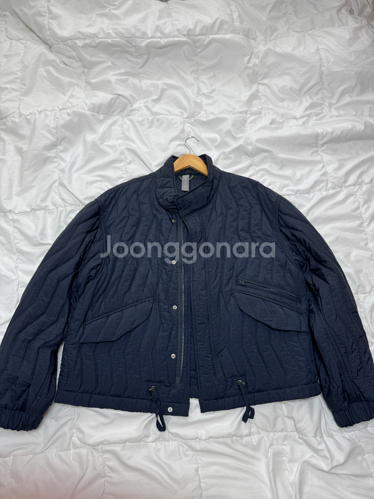 언어펙티드 퀼티드 블루종 (L사이즈) 팝니다--0