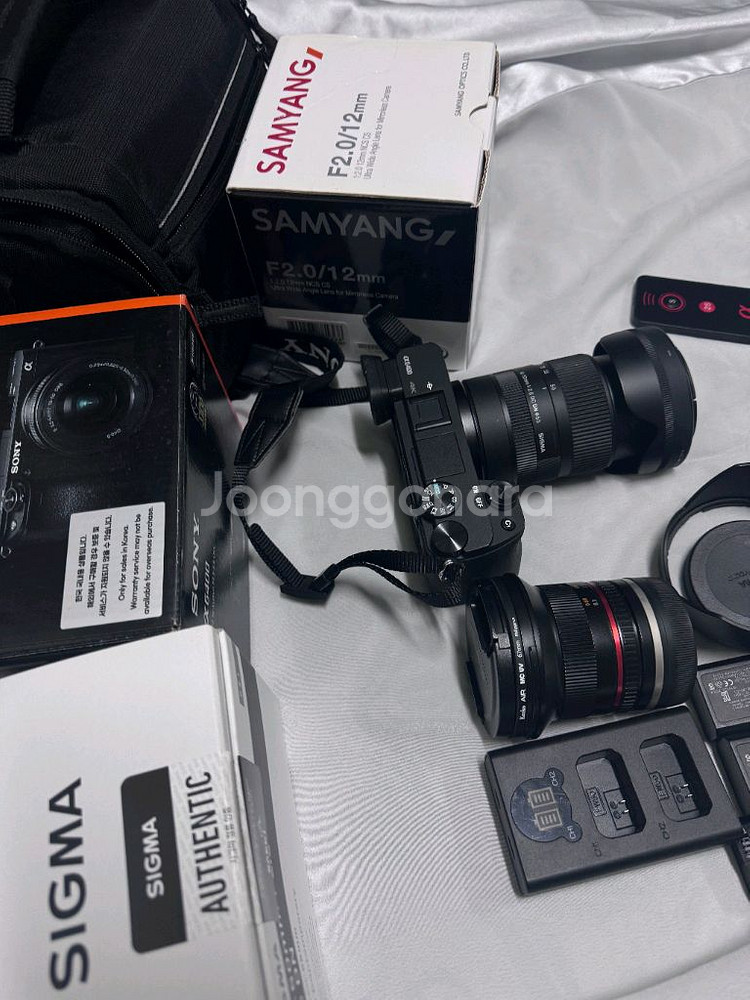 소니 A6400 미러리스 카메라 + 12mm 렌즈 세트--0