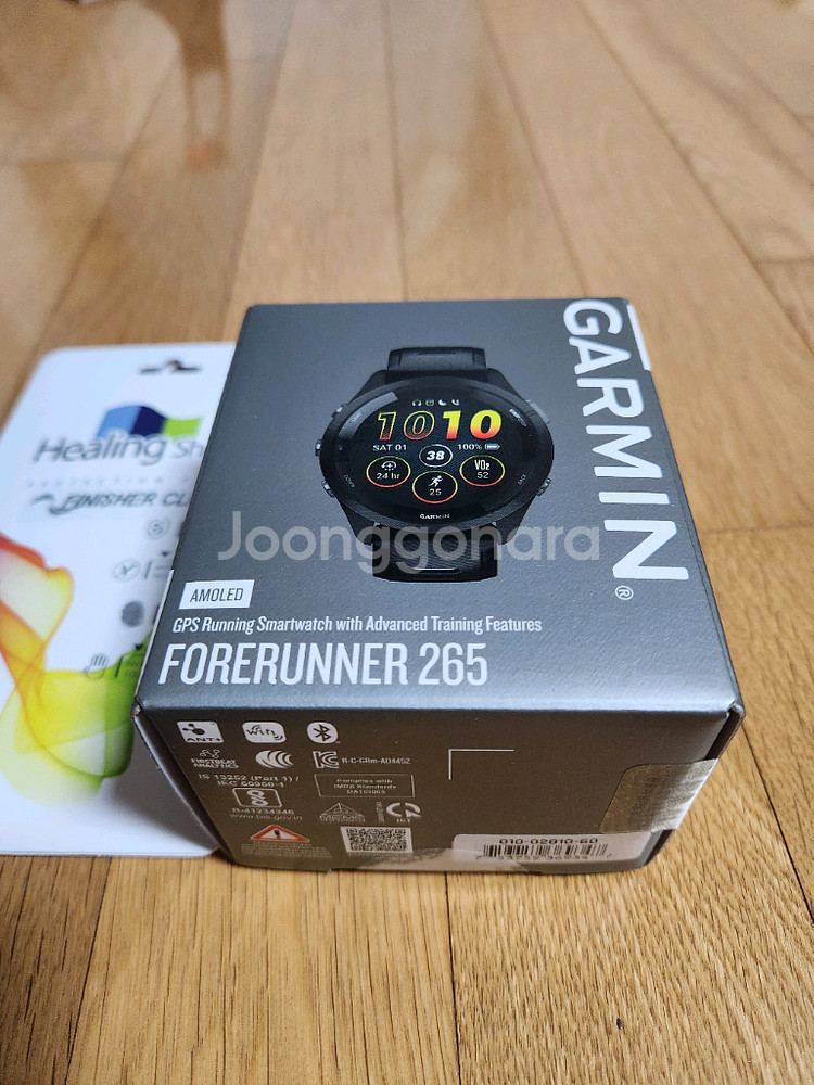 가민 포러너265 블랙 미개봉 새상품 판매합니다(보호필름 포함)--0