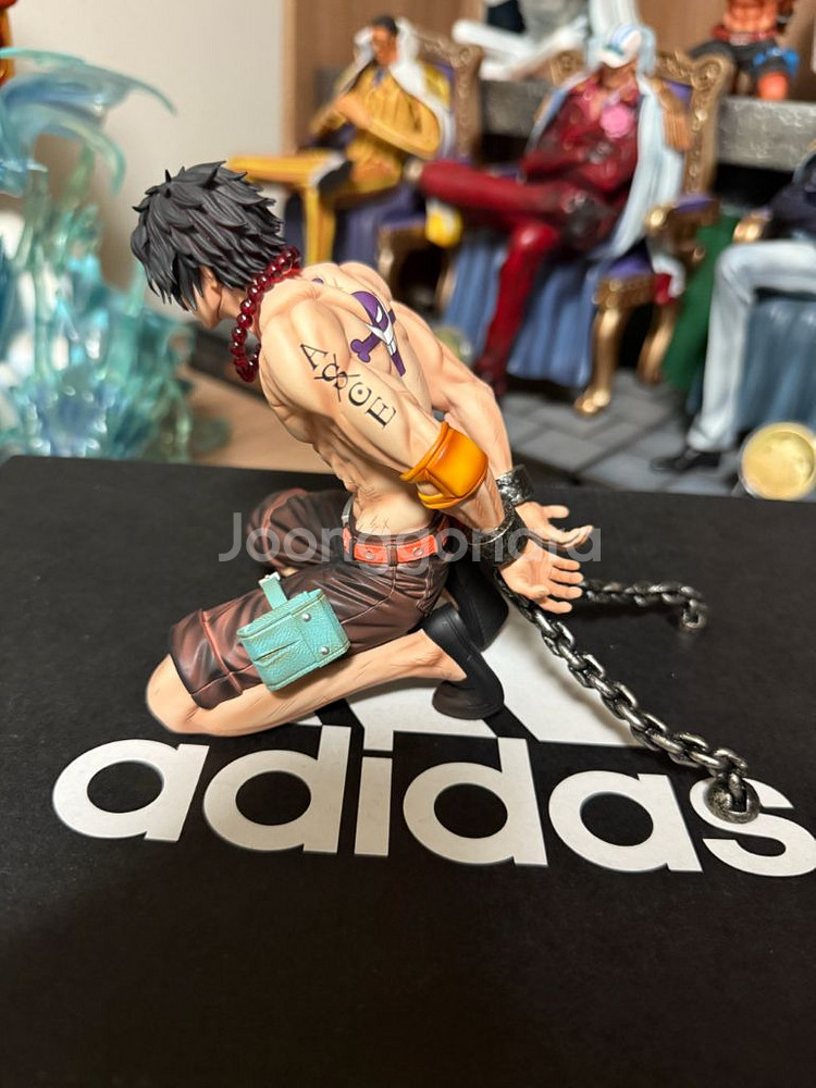 BT 원피스 에이스 처형대 레진피규어--3