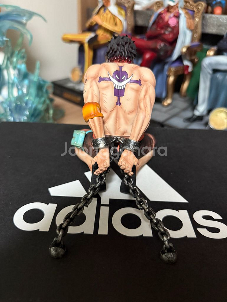 BT 원피스 에이스 처형대 레진피규어--2