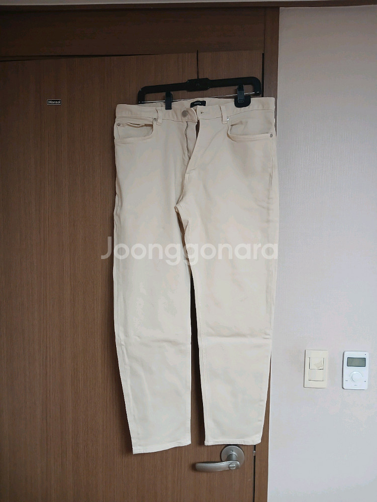 띠어리 슬림핏 베이지 진34--0